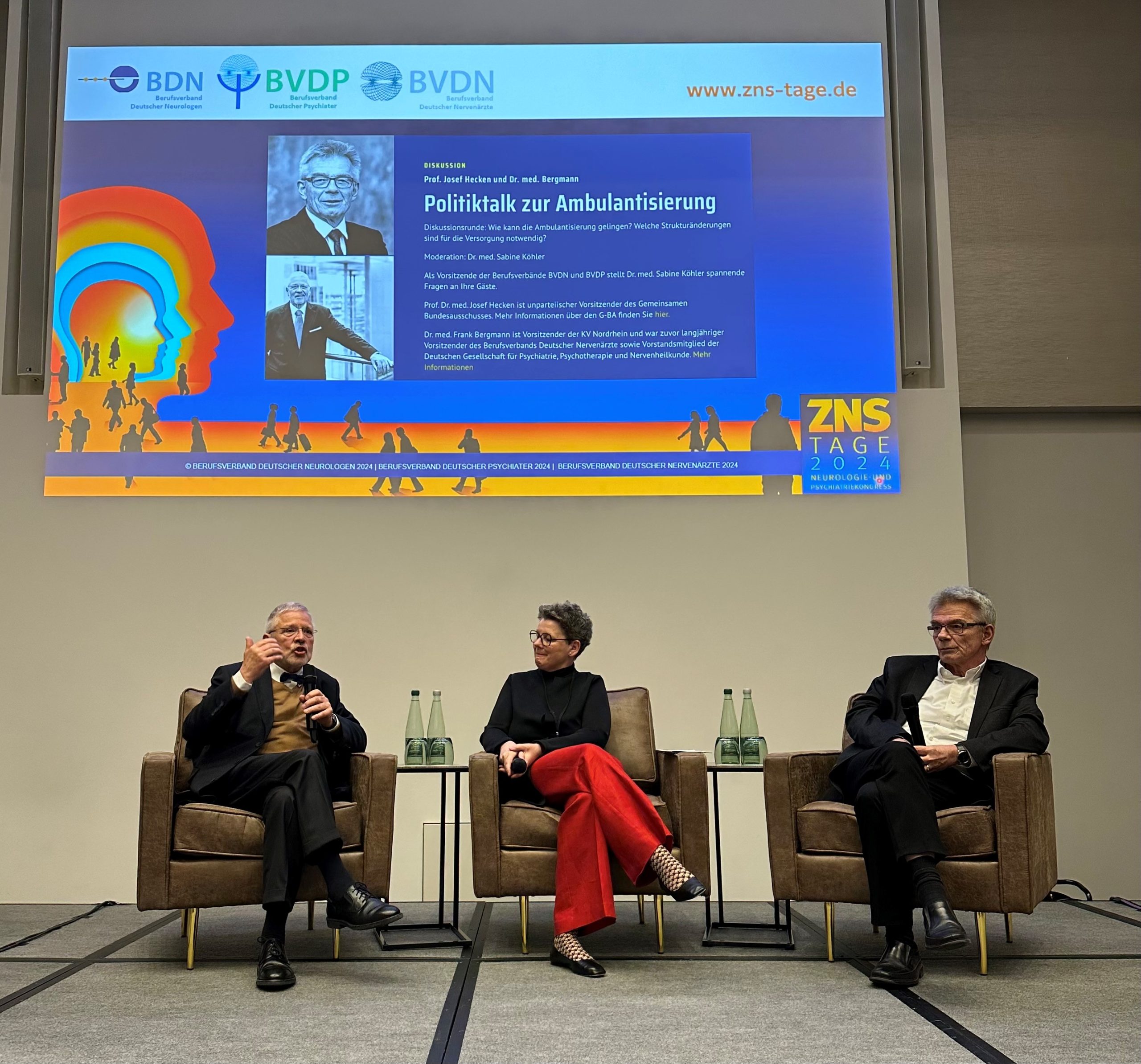 Diskussion: Sabine Köhler, Frank Bergmann, Josef Hecken